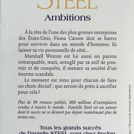 Ambitions - Danielle Steel - livre
