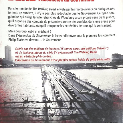 L'Ascension du Gouverneur The Walking Dead, Tome 1 - Robert Kirkman - livre