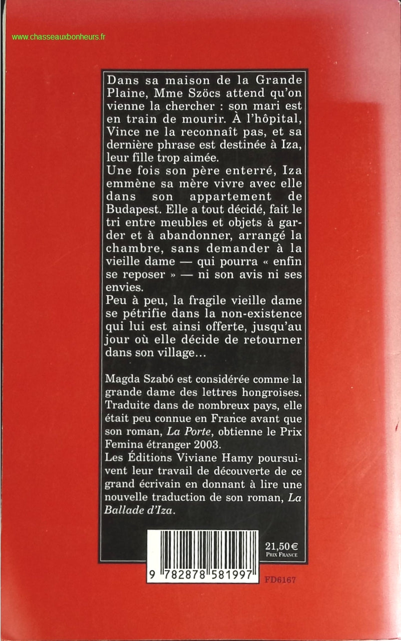 La Ballade d'Iza - Magda Szabó - livre