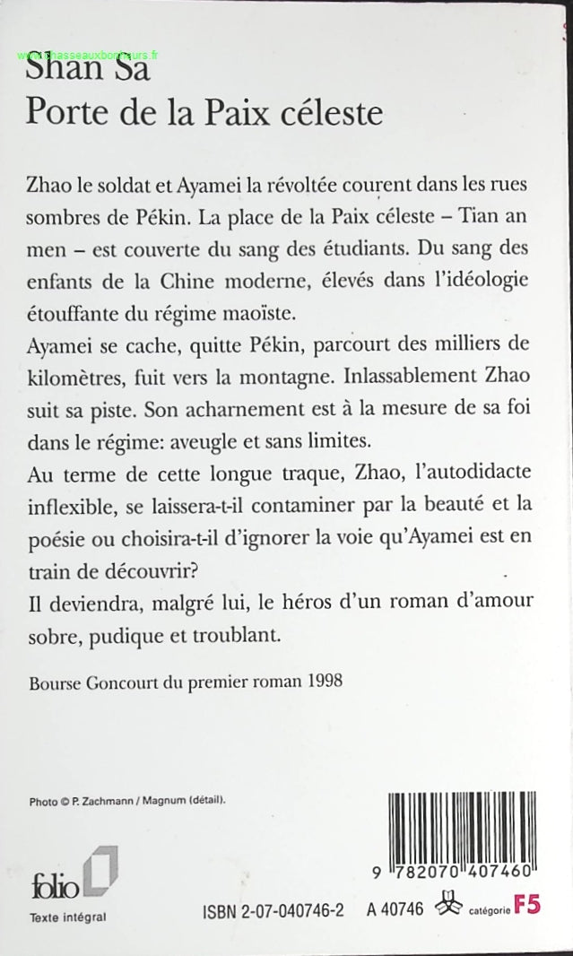 Porte de la Paix céleste - Shan Sa - livre