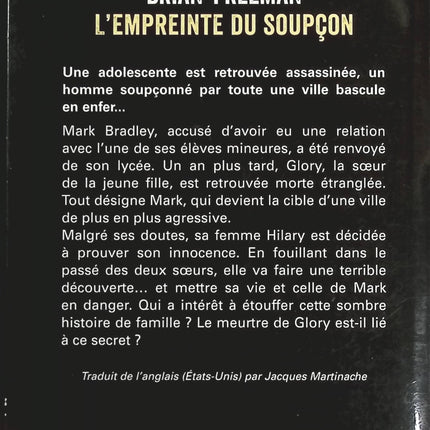 L'empreinte du soupçon - Brian Freeman - livre