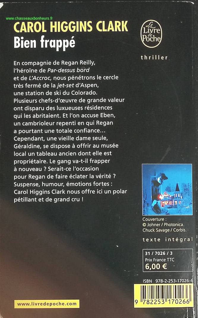 Bien frappé - Carol Higgins Clark - livre