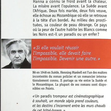 Un paradis trompeur - Henning Mankell - livre