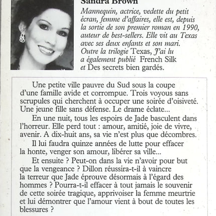 Le souffle du scandale - Sandra Brown - livre