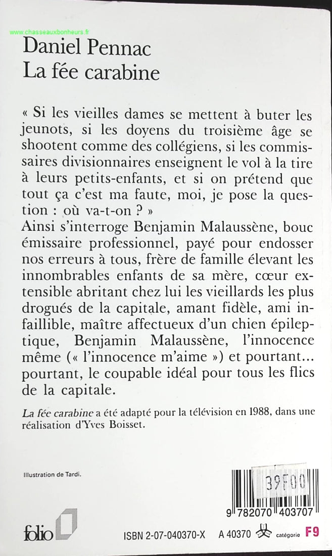 La fée carabine - Daniel Pennac - livre