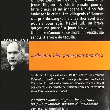 Un doux parfum de mort - Guillermo Arriaga - livre