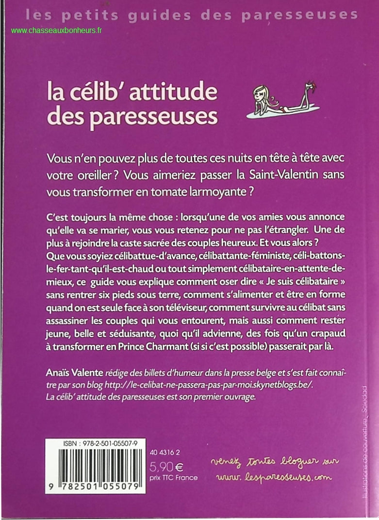 La célib'attitude des paresseuses - Valente Anaïs - livre