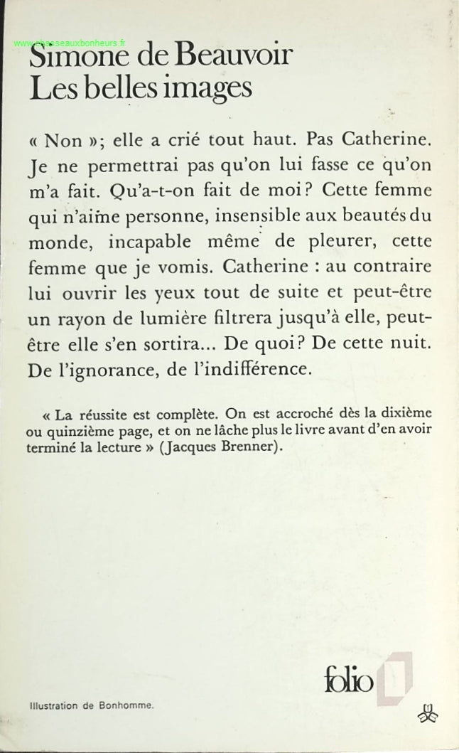 Les Belles Images - Simone de Beauvoir - livre
