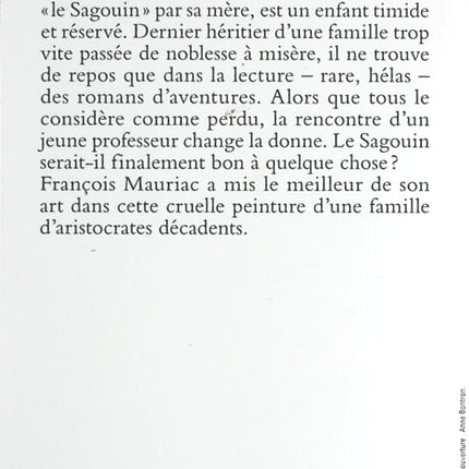 Le Sagouin - François Mauriac - livre