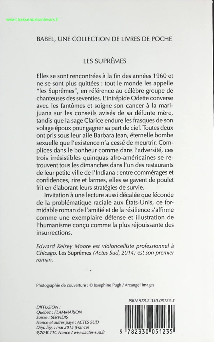 Les Suprêmes - Edward Kelsey Moore - livre