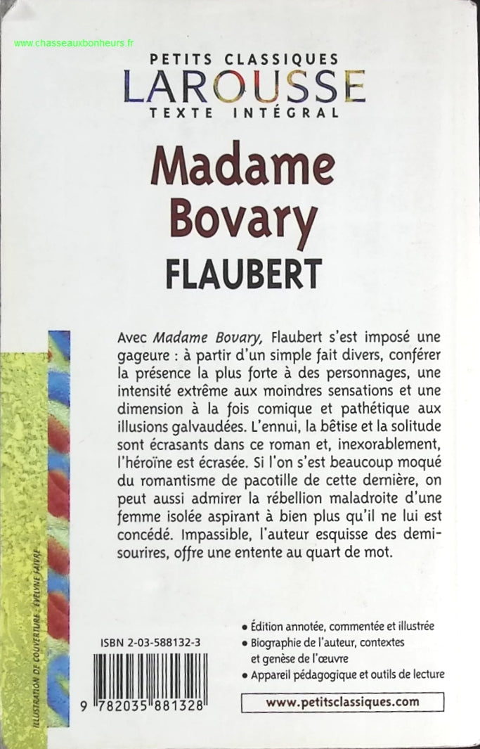Madame Bovary - Gustave Flaubert - livre