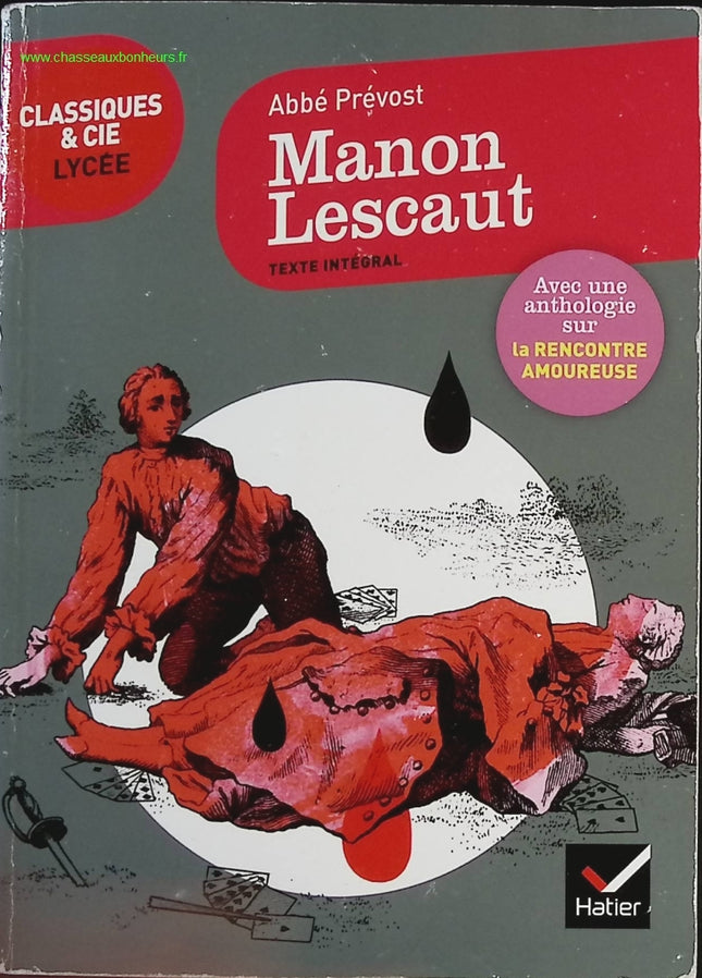 Manon Lescaut - Abbé Prévos  - livre
