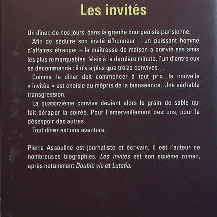 Les invités - Pierre Assouline - livre