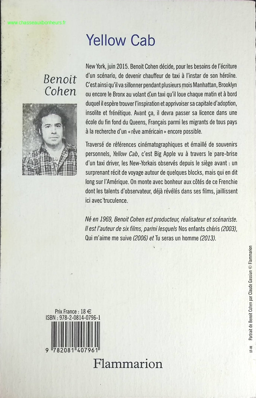 Yellow Cab - Benoit Cohen - livre