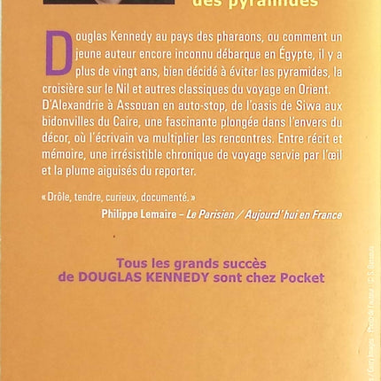 Au-delà des pyramides livre adulte Douglas Kennedy roman contemporain suspense et aventure émotion - livre