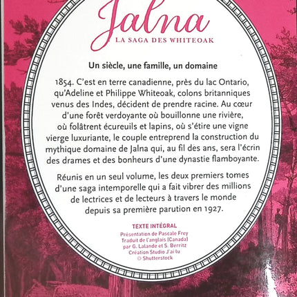 Jalna roman saga familiale amour secrets destinée Mazo De La Roche occasion - livre