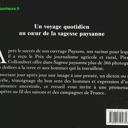 Sagesse paysanne - 366 Proverbes et dictons au rythme des saisons - Pierre Collombert, Alain Baraton - livre