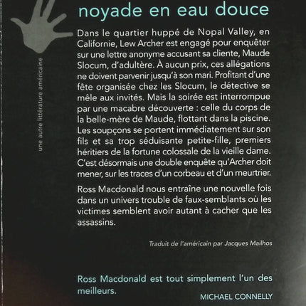 Noyade en eau douce - Ross Macdonald - livre