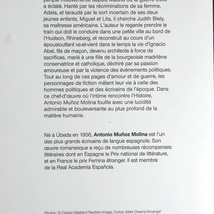 Dans la grande nuit des temps - Antonio Munoz Molina - livre