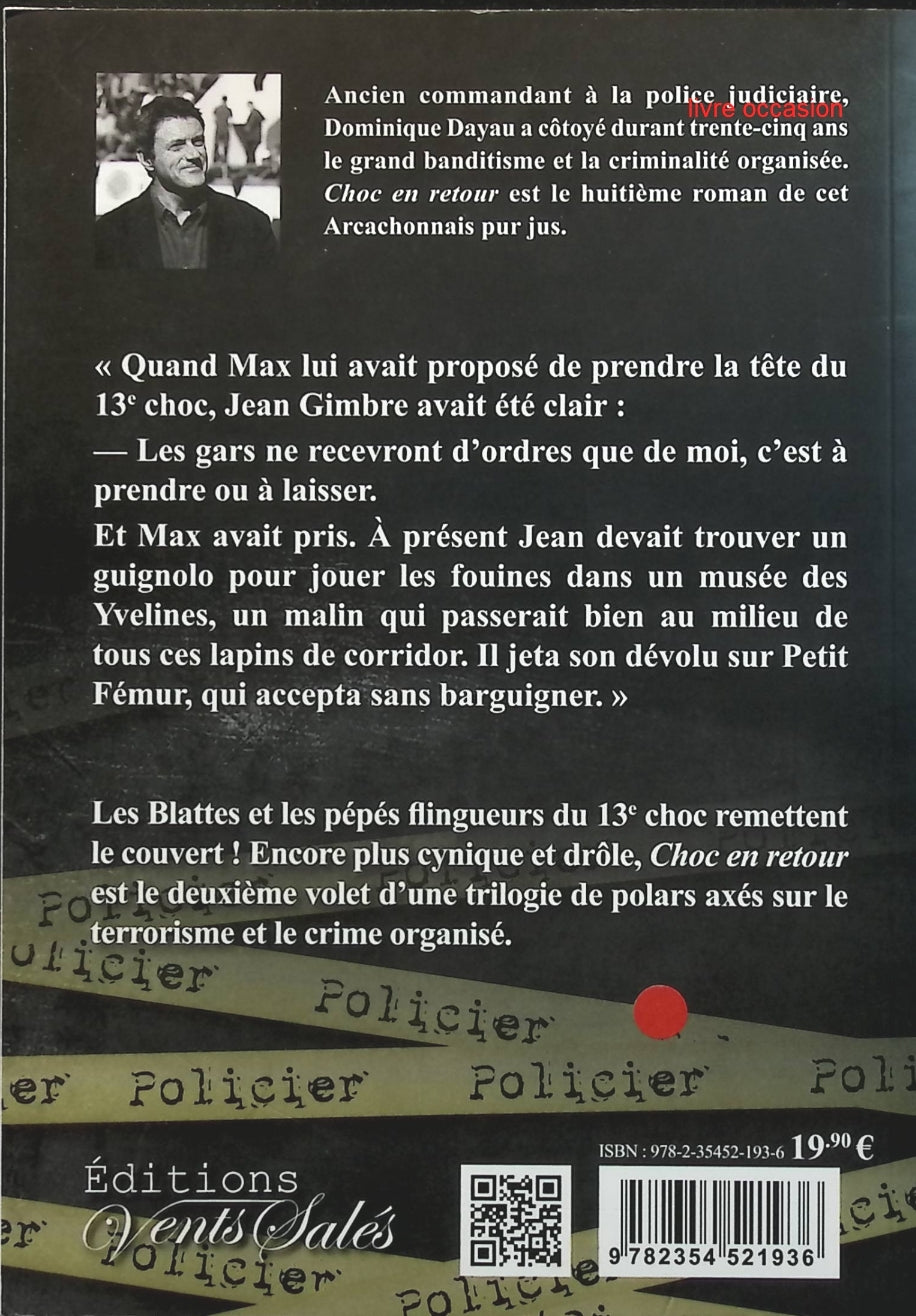 Choc en retour - Dominique Dayau - livre