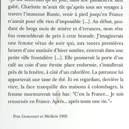 Le Testament Français - Andreï Makine - Livre