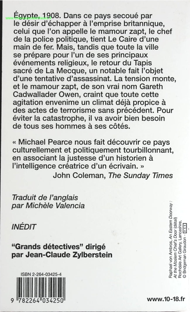 Le Retour du tapis - Michael Pearce - livre