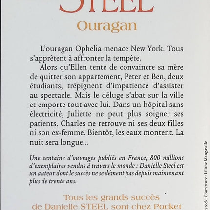 Ouragan - Danielle Steel - livre
