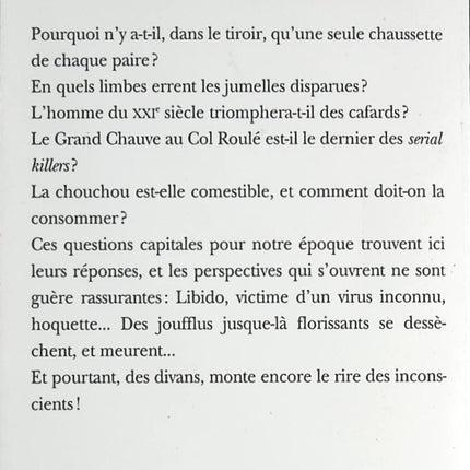 Libido Omnibus et autres nouvelles du divan - François Gantheret - livre