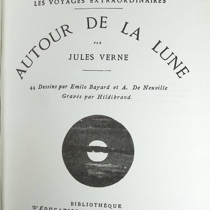 Autour de la lune - Jules Verne - livre