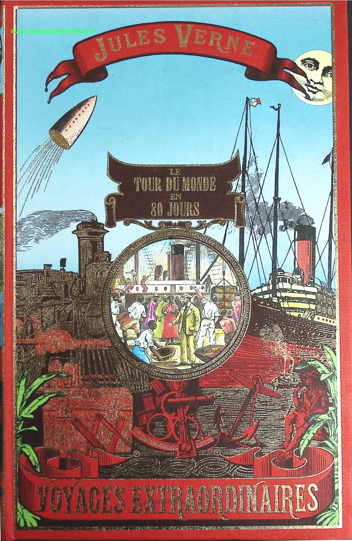 Le tour du monde en 80 jours - Jules Verne - livre
