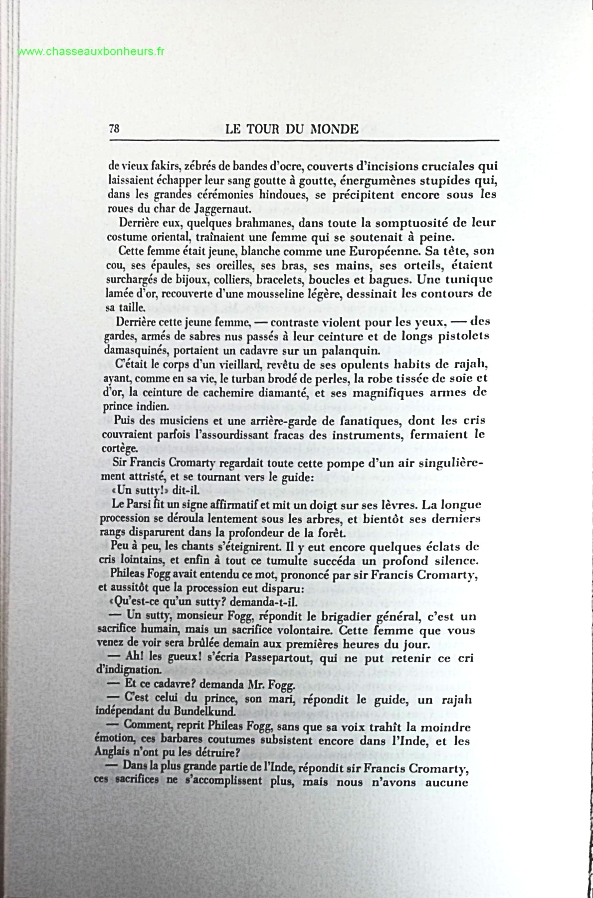 Le tour du monde en 80 jours - Jules Verne - livre