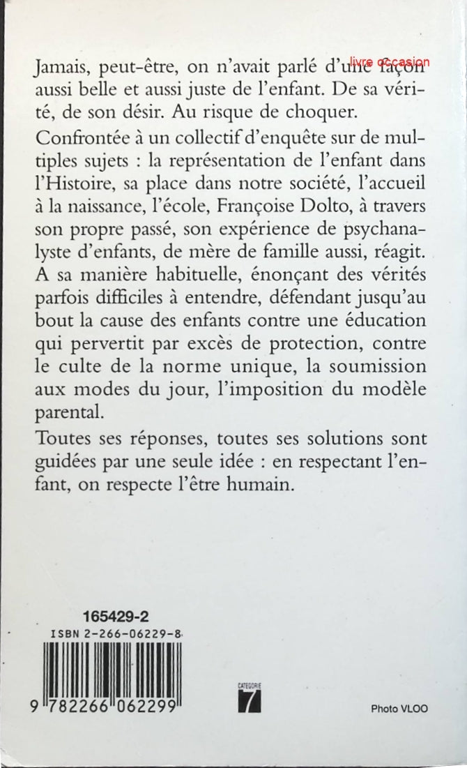 La cause des enfants - Françoise Dolto - Livre