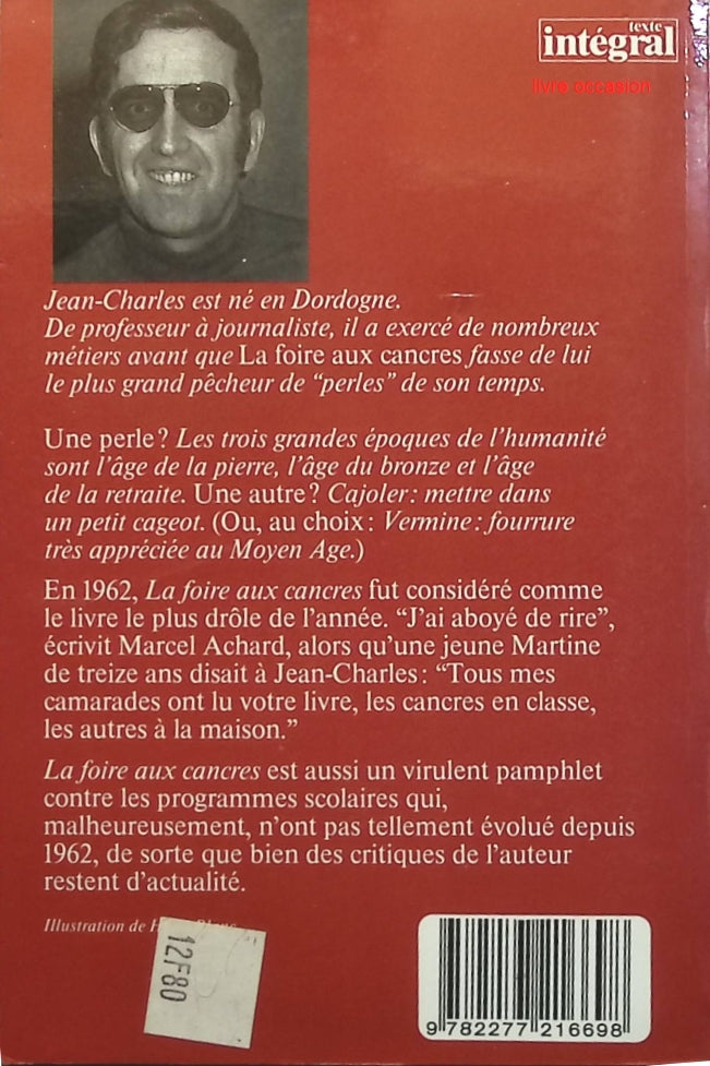 La foire aux cancres - Jean-Charles - Livre