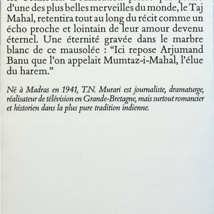 Taj - T.N. Murari - Livre