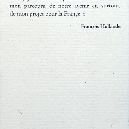 Changer de destin - François Hollande - Livre