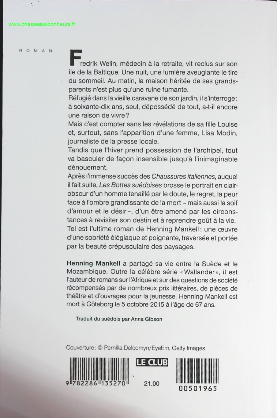 Les bottes suédoises - Henning Mankell  - livre