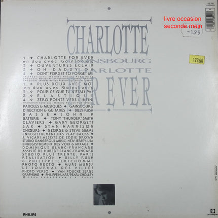 Charlotte for Ever – Charlotte Gainsbourg – Vinyle 33 tours édition originale rare collector années 80 - Disque vinyle 33 tours