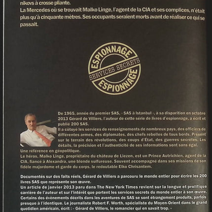 SAS 163 Le trésor de Saddam – Tome 1 – Gérard de Villiers – Roman d’espionnage SAS et thriller géopolitique - livre