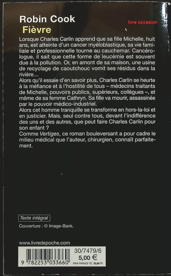 Fièvre - Robin Cook - Livre