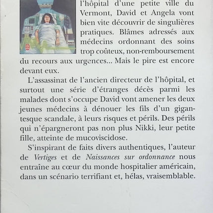Cure Fatale - Robin Cook - Livre