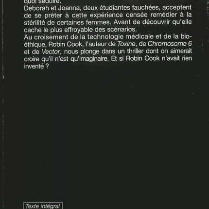 Choc - Robin Cook - Livre