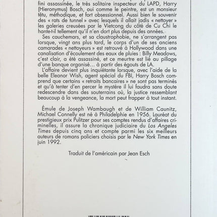 Les égouts de Los Angeles - Michael Connelly - Livre