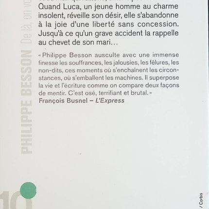 De là, on voit la mer - Philippe Besson - Livre