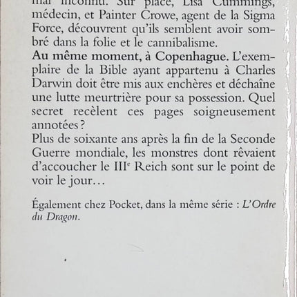 La Bible de Darwin - James Rollins - Livre