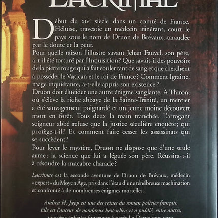 Les Mystères de Druon de Brevaux, tome 2 : Lacrimae - Andrea H. Japp - Livre