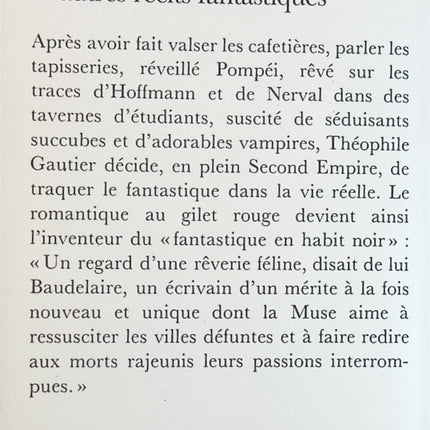 La Morte Amoureuse - Avatar et autres Récits fantastiques - Théophile Gautier - Livre