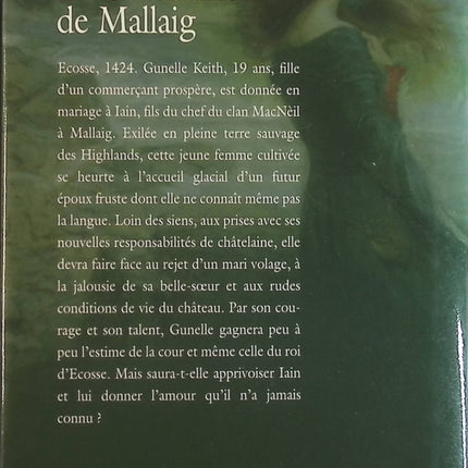 La chatelaine de mallaig - Diane Lacombe - Livre