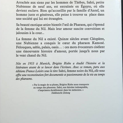 La femme du Nil - Brigitte Riebe - livre