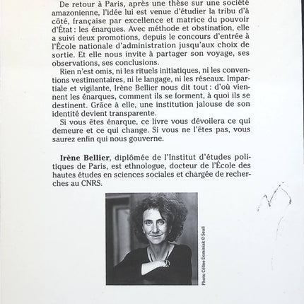 L'ENA comme si vous y étiez - Irène Bellier - livre