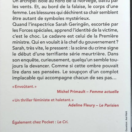 Thriller Complot Nicolas Beuglet enquête conspiration mystère politique suspense roman noir livre occasion - livre